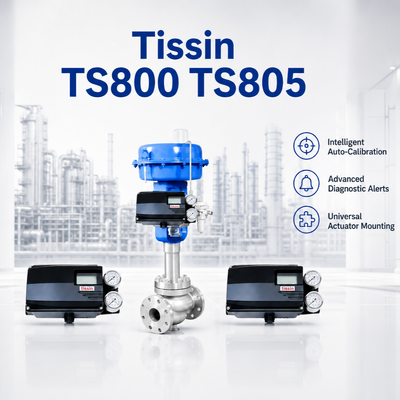 Tissin baru TS800 TS805 Seri Smart Valve Positioner HART Digital Control Valve Positioner