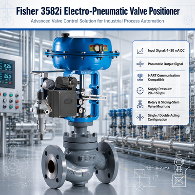 3582i Konverter Elektro Pneumatik 4-20mA Pemosisian Katup Kontrol