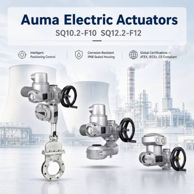 AUMA SA SQ Modulating Electric Actuator Intelligent Valve Actuator Presisi Tinggi untuk Otomasi Pipa & Pembangkit Listrik