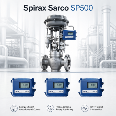 Spirax Sarco SP500 Digital Valve Positioner Untuk Sistem Boiler Uap, Mendukung Katup Kontrol Chongqing Chuanyi