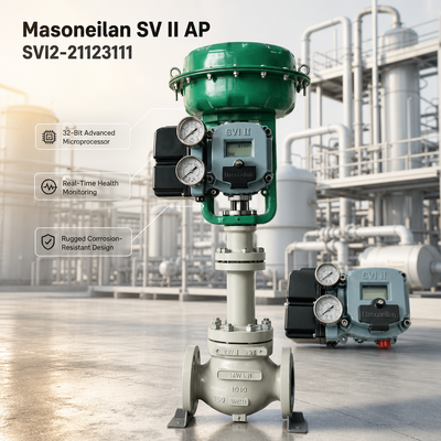 Masoneilan SVI II AP Digital Valve Positioner SVI2 21123111 HART Smart Positioner Aksesori Katup Pneumatik