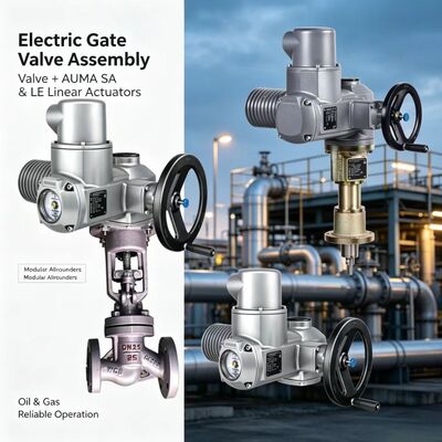 AUMA SA dan LE Linier Thrust Unit Multi-Turn Actuator untuk Klep Industri Berkinerja Tinggi