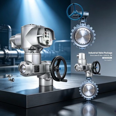 AUMA SQ 05.2-14.2 Aktuator bagian putaran dengan AM 01.1 Kontrol SFC Safe End Position Feedback Valve