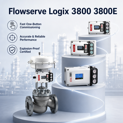 Baru di Stok Flowserve Logix 3800 3800E Digital Pneumatic Valve Positioner Suku Cadang Katup Kontrol