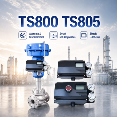 TS800 TS805 Seri Smart Valve Positioner HART Digital Control Valve Positioner