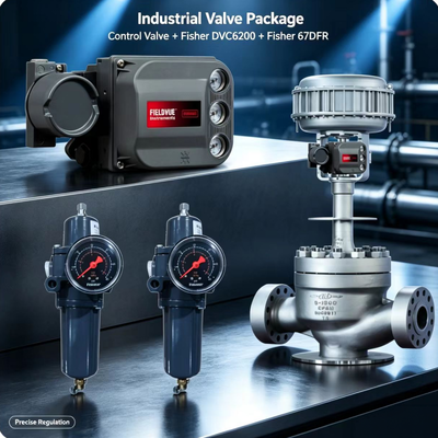 Fier DVC6200 Digital Valve Controller dengan regulator filter 67DFR untuk kontrol pneumatik yang tepat