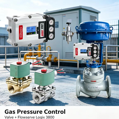 Paket Kontrol Presisi Katup Solenoid ASCO dengan Flowserve Logix 3800 Digital Positioner