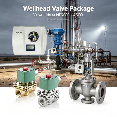 Valmet Me-sto Neles ND7000 Kontroler Klep Digital Cerdas dengan Klep Solenoid ASCO untuk Kontrol Proses