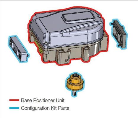 Logix 1500 Smart Digital Valve Positioner HART Komunikasi 4 20mA IP67 Kontrol Aliran