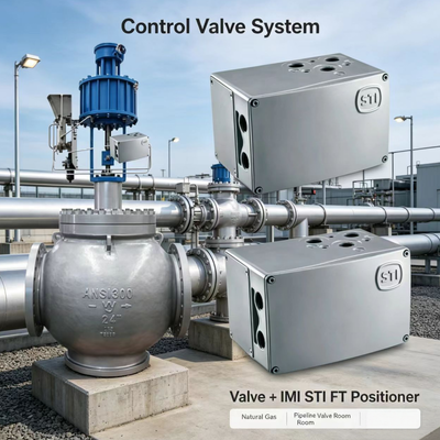 IMI STI FT-I00ADSA dengan aliran tinggi yang aman secara intrinsik FasTrak Smart Positioner Digital Valve Controller