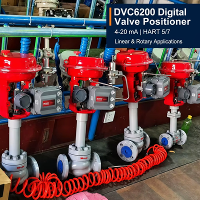 Stok DVC6200 PD Digital Smart Valve Positioner dengan Performance Diagnostics