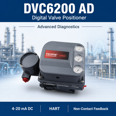 DVC6200 AD Digital Pneumatic Valve Positioner HART Diagnosis Kinerja Lanjutan
