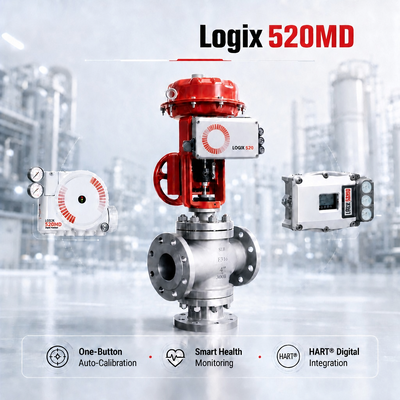 Logix 520MD Plus Digital HART 7 Positioner 4 20mA IP66