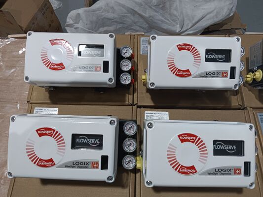 Flowserve Logix 520MD Digital Valve Positioner with HART 5, 6, and 7 Communication, ±0.25% Accuracy, and IP66/NEMA 4X Enclosure