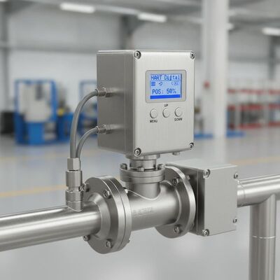 HART Komunikasi Digital Valve Positioner Pabrik Paket pra-dibungkus dengan stainless steel Housing Valve Positioner