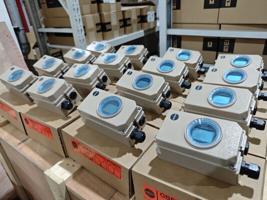 HART Electropneumatic Positioner untuk layanan throttling dengan casing positioner katup stainless steel