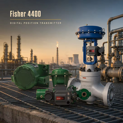 Fisher FIELDVUE 4400 Digital Position Transmitter Transmitter 4-20 mA Umpan Balik dengan Katup
