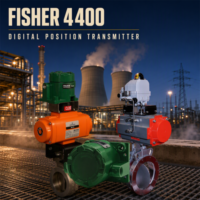 Fisher FIELDVUE 4400 Digital Valve Position Transmitter dengan Sensing Non-Contact, SIL 2 Capable dan Komunikasi HART 7