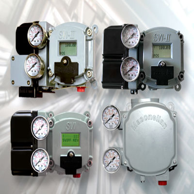 Katup kontrol Masoneilan seri SVI1000 positioner katup SVI1000G/IM/SW + relay Fairchild M25 dan katup pulsa solenoid ASCO NFG353D132 24VDC