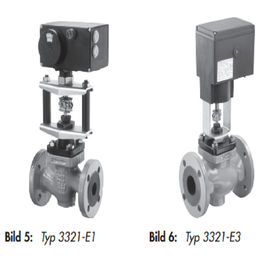 3221 Series Pneumatic Control Valve PN 63 - PN 320 Rating Tekanan Dengan Positioner