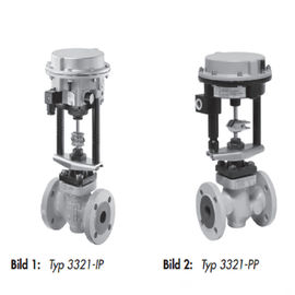 3221 Series Pneumatic Control Valve PN 63 - PN 320 Rating Tekanan Dengan Positioner