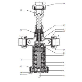 Regulator Kontrol Tekanan Industri / Paduan Baja Standar Tanpa Lapisan