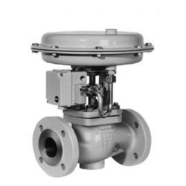 Versi DIN Pneumatic Control Valve Pneumatic Globe Control Valve Paduan / Bahan Baja