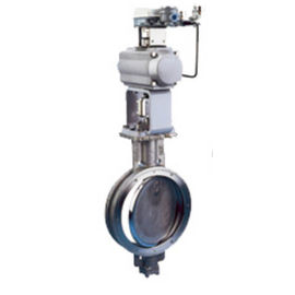Perawatan Wafer Jenis Butterfly Valve Eksentrik Chrome Disepuh / Stellited Disc