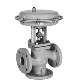 PN 10 - PN 40 Pressure Control Pneumatic Valve Tanpa Pelapis DIN Standar