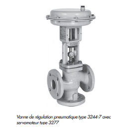 PN 10 - PN 40 Pressure Control Pneumatic Valve Tanpa Pelapis DIN Standar