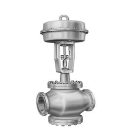 Waterproof Pneumatic Control Valve NPS 3 - NPS 20 Ukuran Valve Dengan Digital Valve Positioner