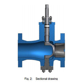 PN 63 - PN 160 Tekanan Pneumatic Globe Valve Alloy / Bahan Baja DIN Standar
