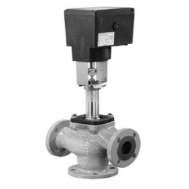 Paduan / Baja Listrik Globe Control Valve Struktur Kompak Tanpa Lapisan