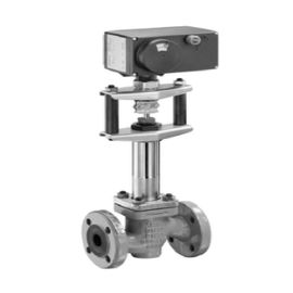 ANSI Electric Globe Valve Kelas 125 - 150 Tekanan Dengan SVI2-21113111 Digital Valve Positioner