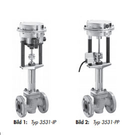 Katup Kontrol Pneumatik Kontrol Industri Otomatis PN 16 - PN 25 Tekanan