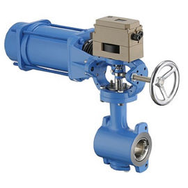 Rotary Plug Pneumatic Control Valve Versi Tekanan PN 10 - PN 40 Versi 72.4DIN