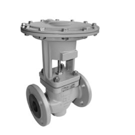 Bahan Logam Globe Pneumatic Control Valve Dengan Flowsreve 3200MD Positioner