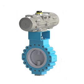 Butterfly Type Pneumatic Control Valve LAS / LDS Tanpa Lapisan Versi DIN