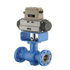 Kelas 150 - Kelas 300 Katup Kontrol Pneumatik Dengan SV11000 Digital Valve Positioner