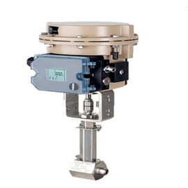 3510 Pneumatic Globe Valve Alloy / Bahan Baja Presisi Tinggi Dengan Positioner