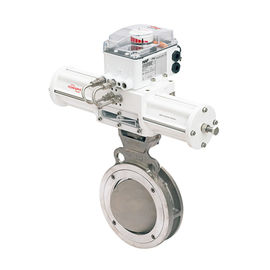 PN 10 - 40 Pressure Butterfly Control Valve Dengan 3200MD Digital Positioner