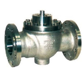 Versi DIN Rotary Plug Katup Kontrol Listrik Dengan -200 - 450 ° C / -328 - 842 ° F Suhu Sedang