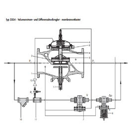 Pilot Mengurangi Tekanan Akurasi Tinggi Pilot Dioperasikan Universal Regulator