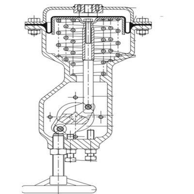 3278 Series NBR 6 Bar Pneumatic Diafragma Actuator