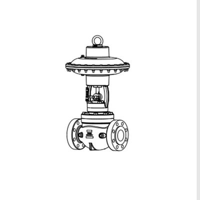 Katup kontrol tekanan tinggi, EFG 2150 SMT PB 2 IV bahan baja warna merah regulator tekanan ukuran, 2 ''