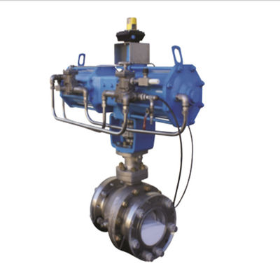 Jenis Wafer Flanged SS ASME B16.34 Katup Bola Duduk Logam