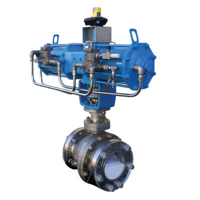 Jenis Wafer Flanged SS ASME B16.34 Katup Bola Duduk Logam