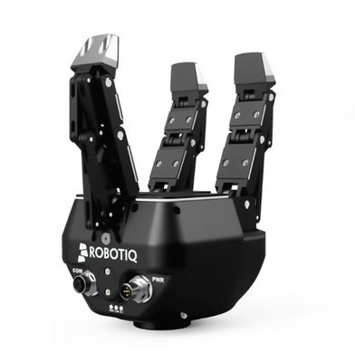 ROBOTIQ 3-jari robot adaptif gripper dikombinasikan dengan robot kolaboratif AUBO i5 untuk memilih robot