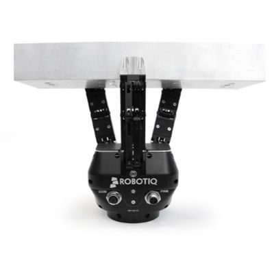 ROBOTIQ 3-jari robot adaptif gripper dikombinasikan dengan robot kolaboratif AUBO i5 untuk memilih robot