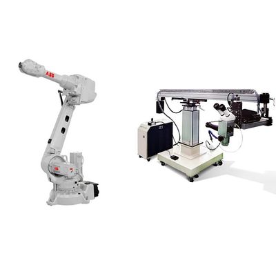 Lengan robot 6 Axis IRB2600 mencapai robot industri IP67 1650mm dengan mesin las laser